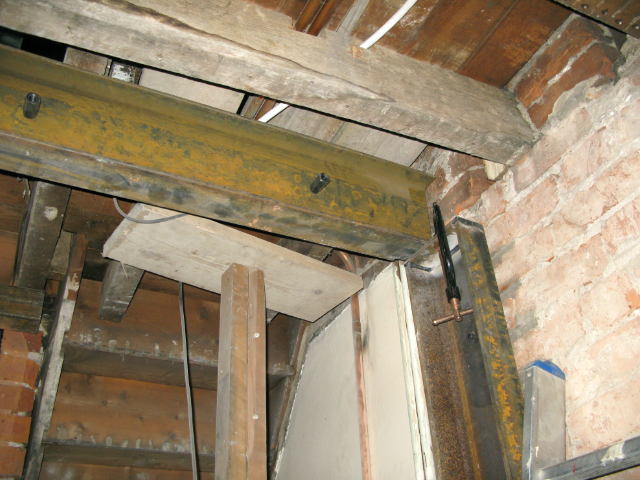 steel beam 1 and column