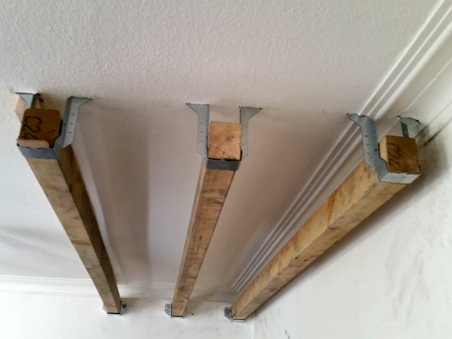 office ceiling C24 joists - boxbeam and chem anchor hangers